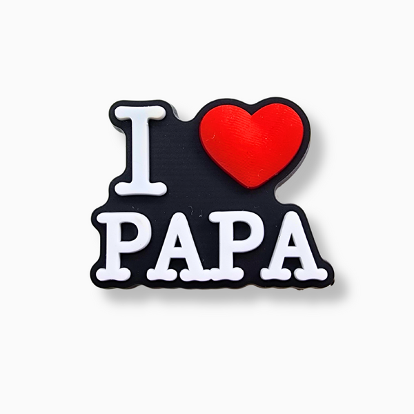 I love Papa charm