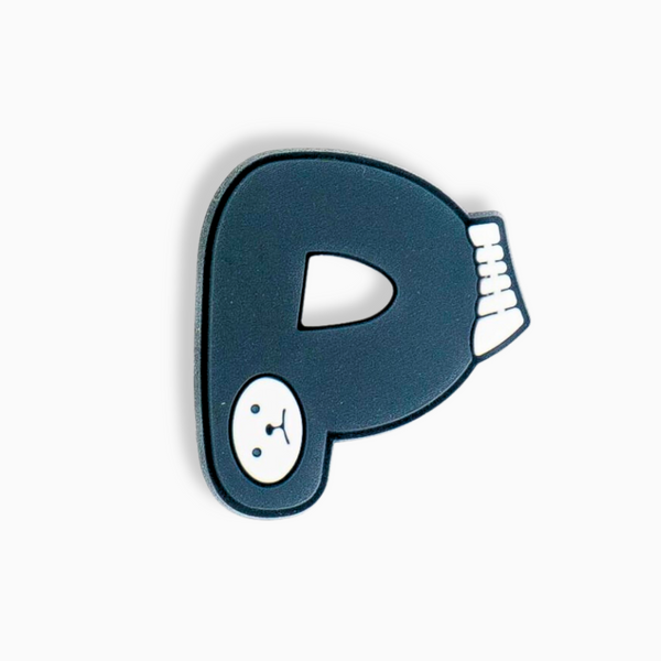 P animated letter Charm