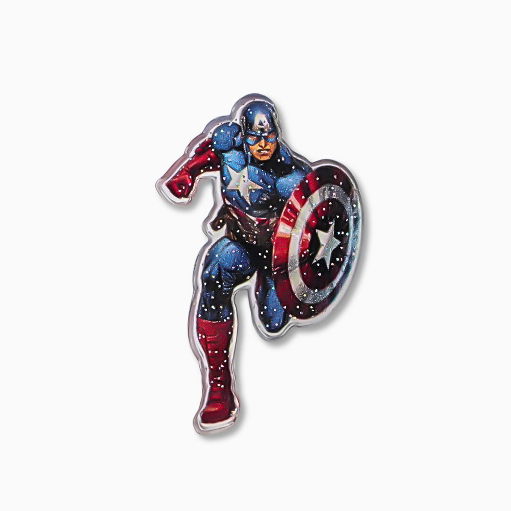 Star Shield Superhero Acrylic Charm