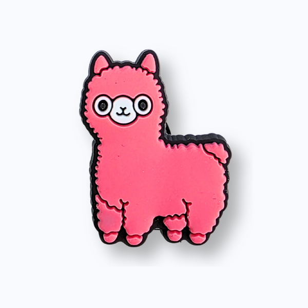 Pink Alpaca Charm