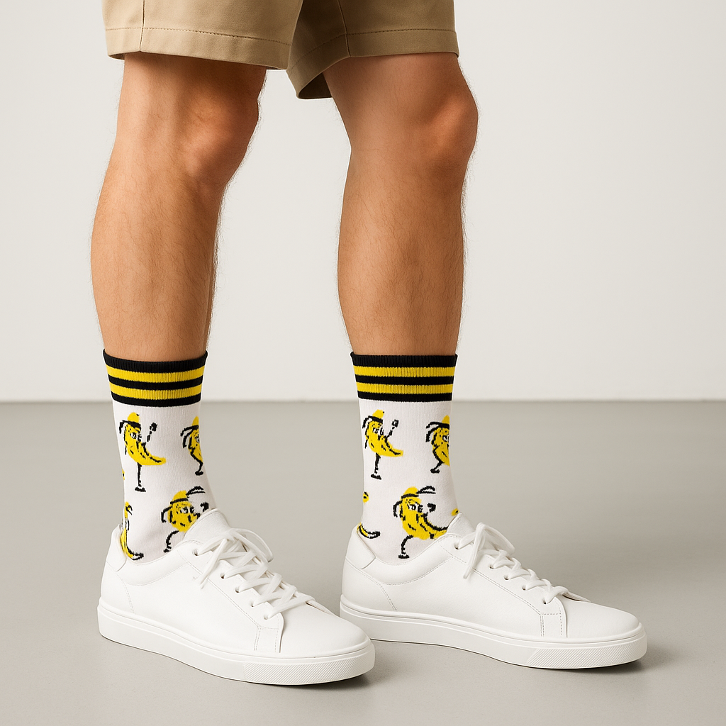 Banana Karate Socks