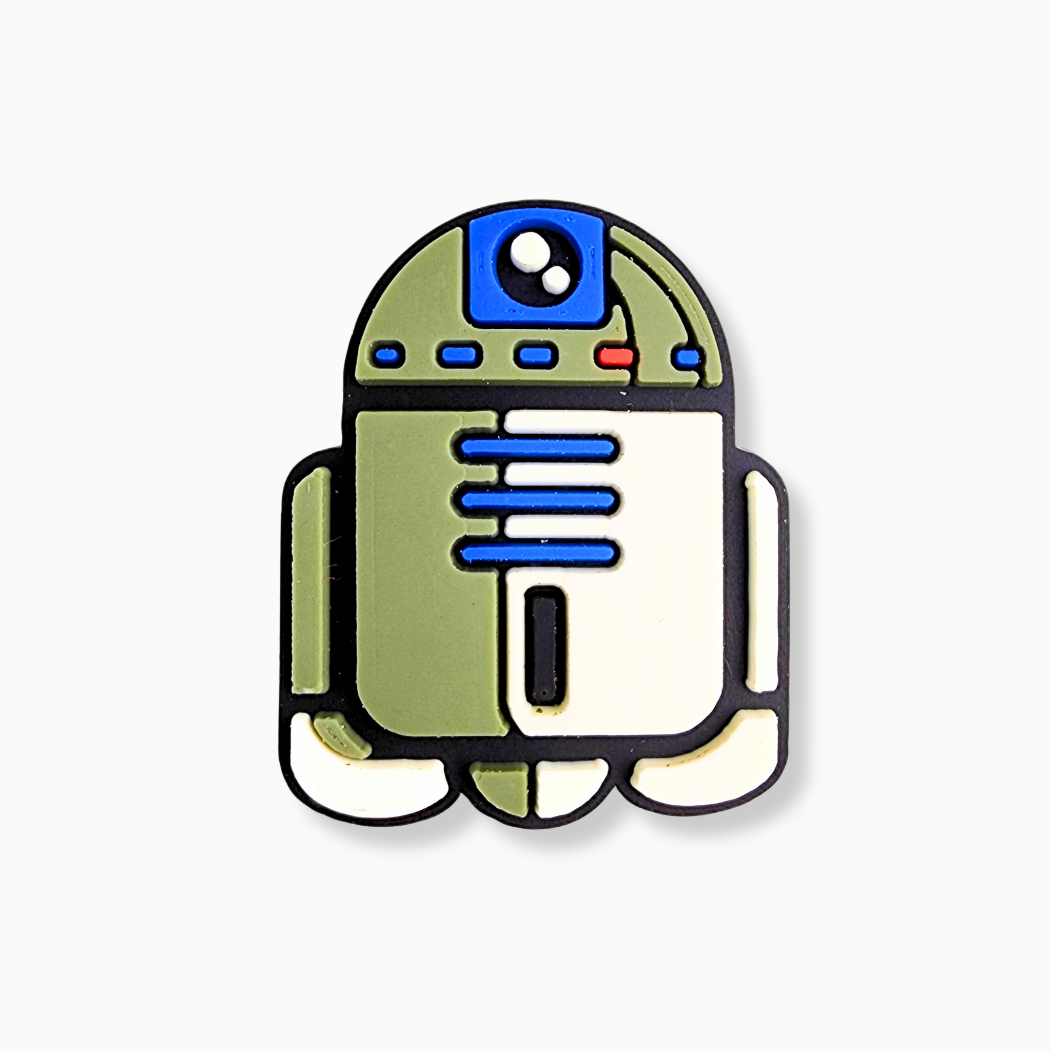 Blue & White Dome Droid Charm