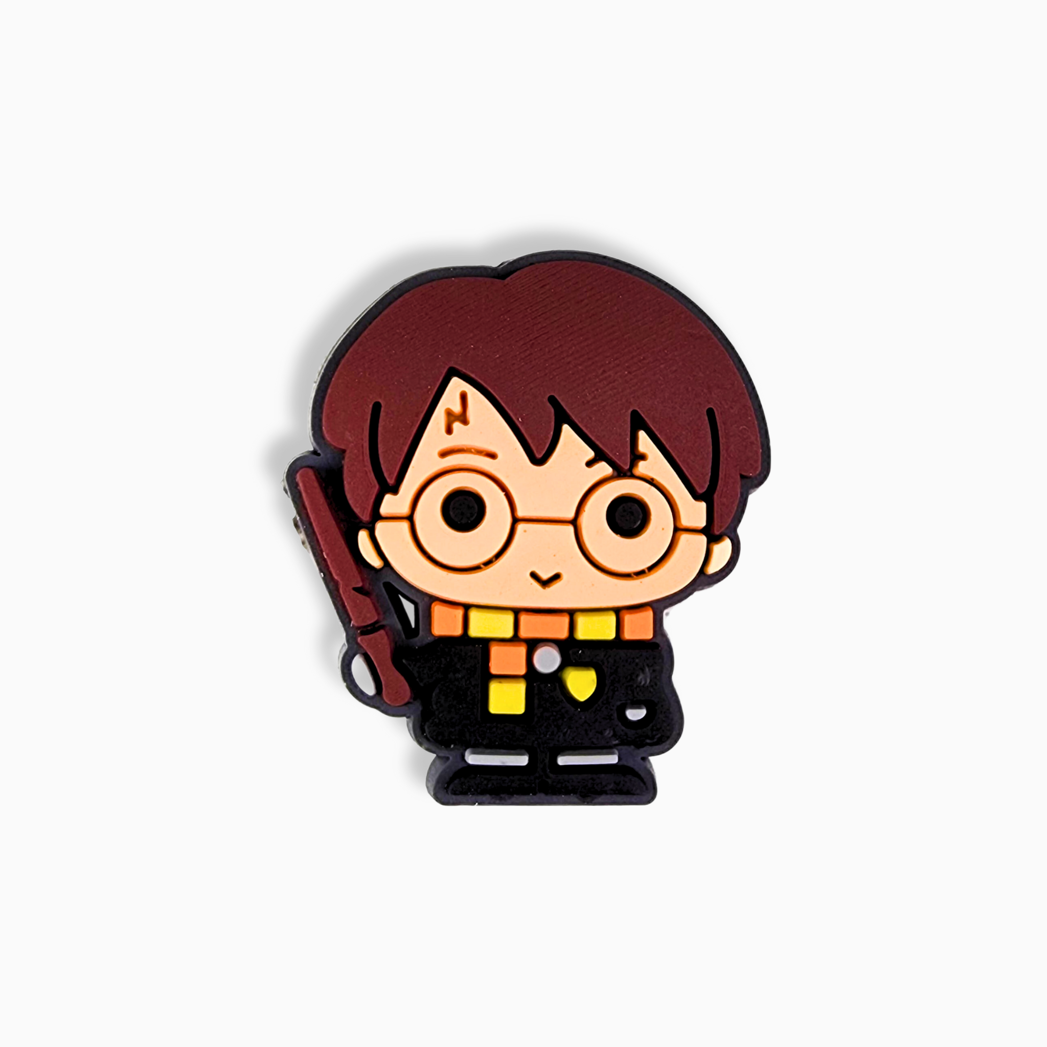 Round Glasses Wizard Boy Charm