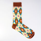 Brown Pattern Socks