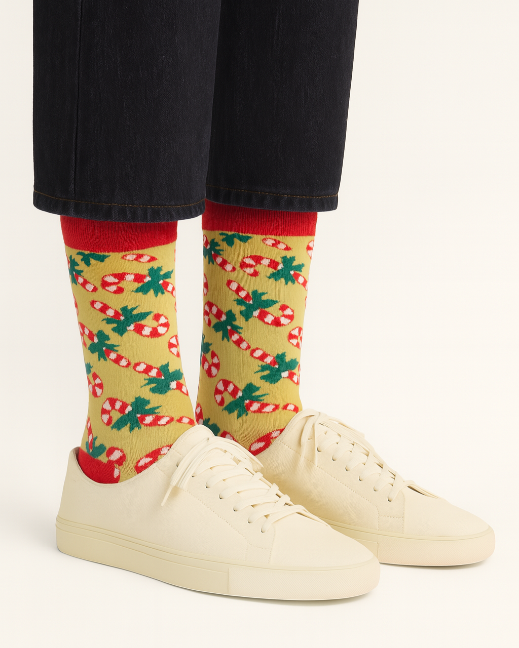 Candy Cane Socks