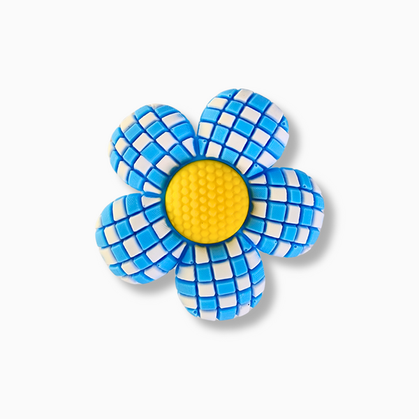 Checkered Daisy Charm