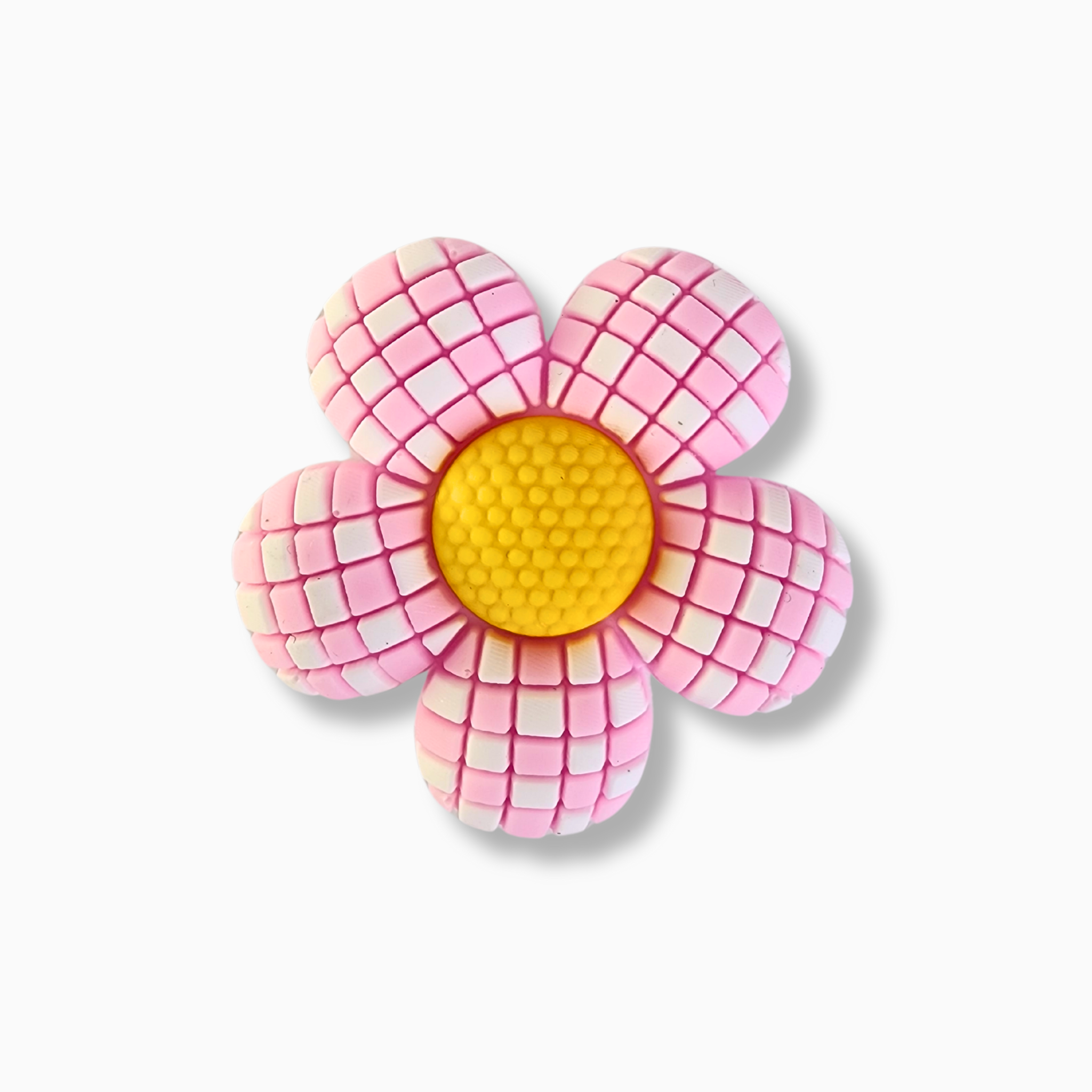 Checkered Daisy Charm