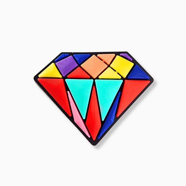 Colorful Diamond Charm