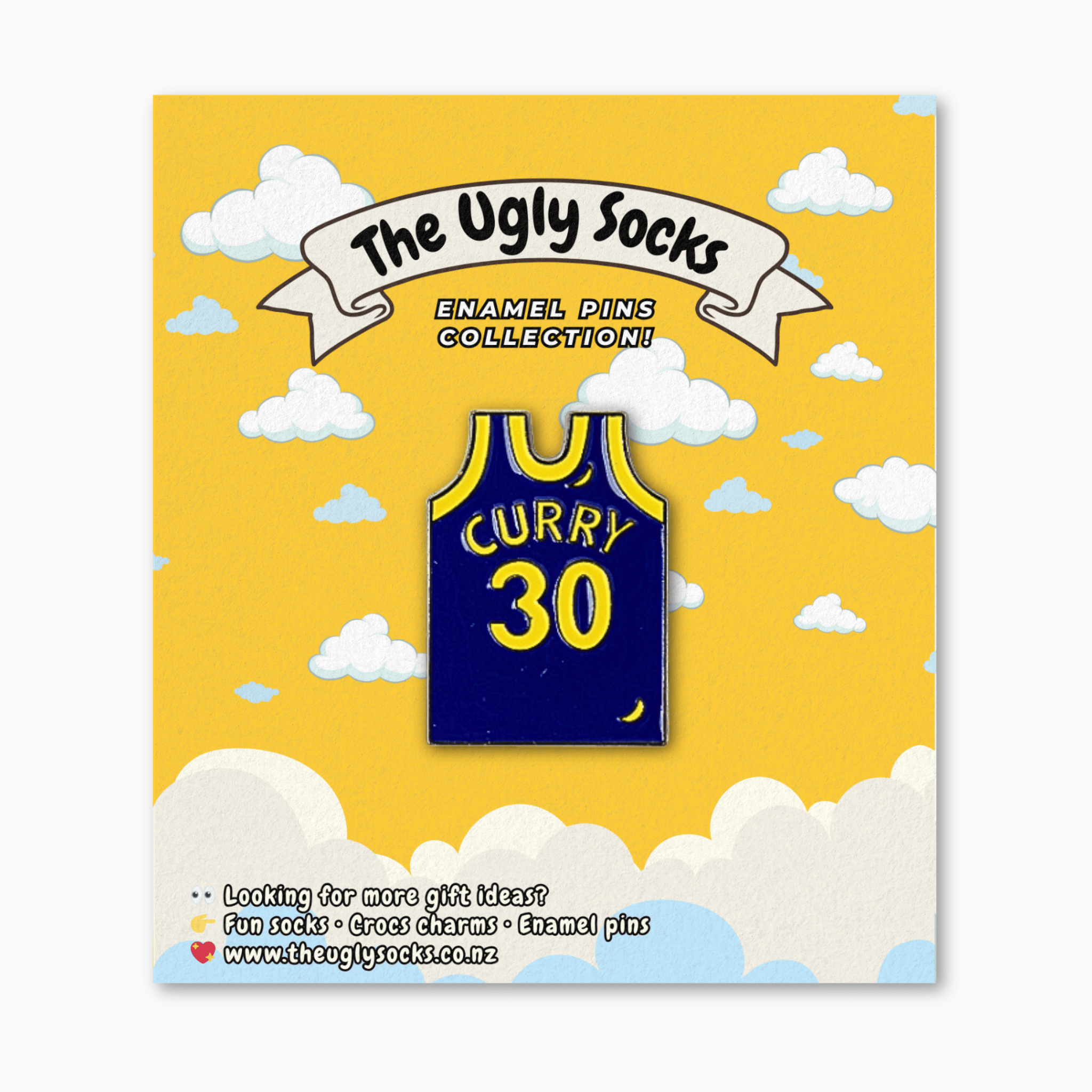 Curry Jersey Enamel Pin
