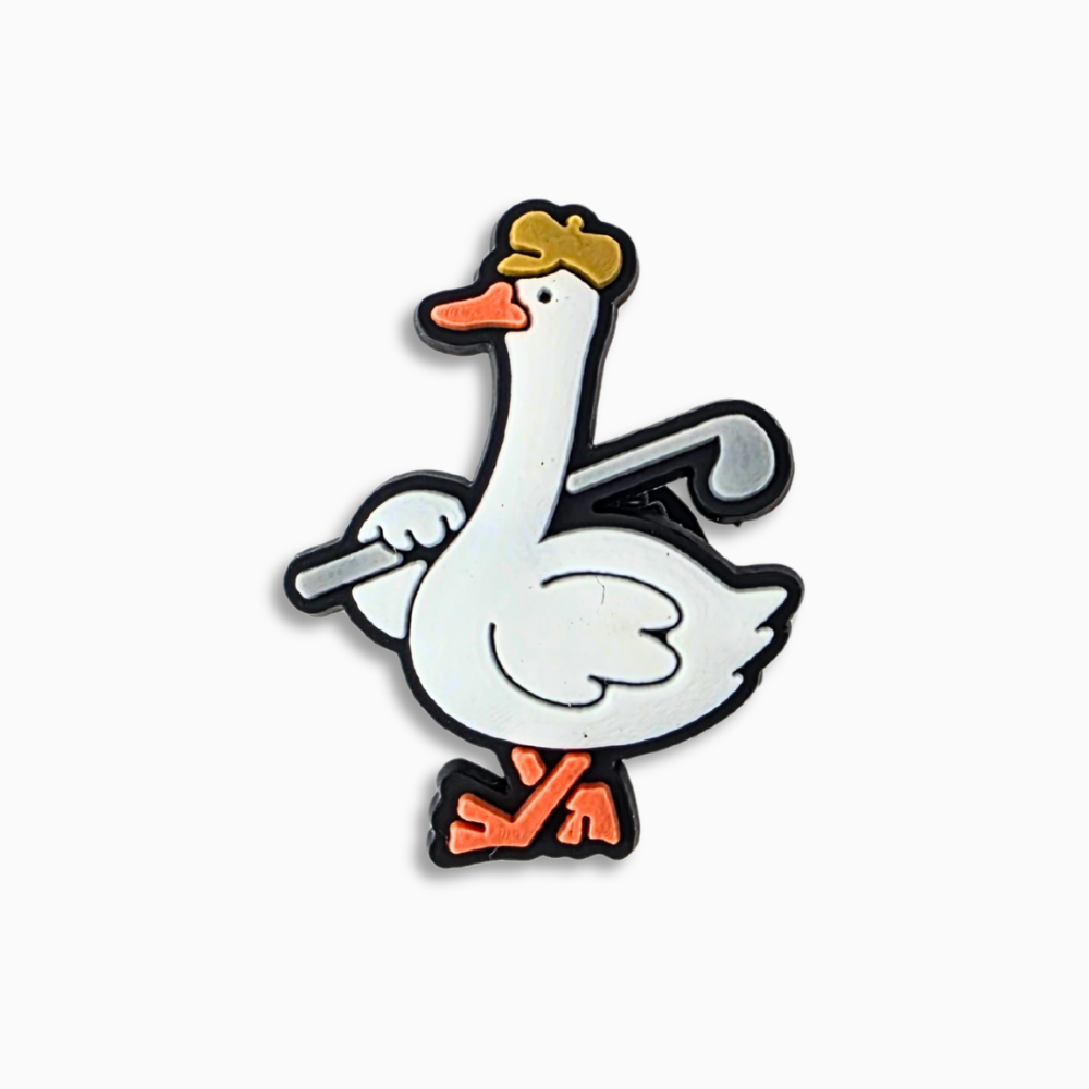 Duck Golfing Charm