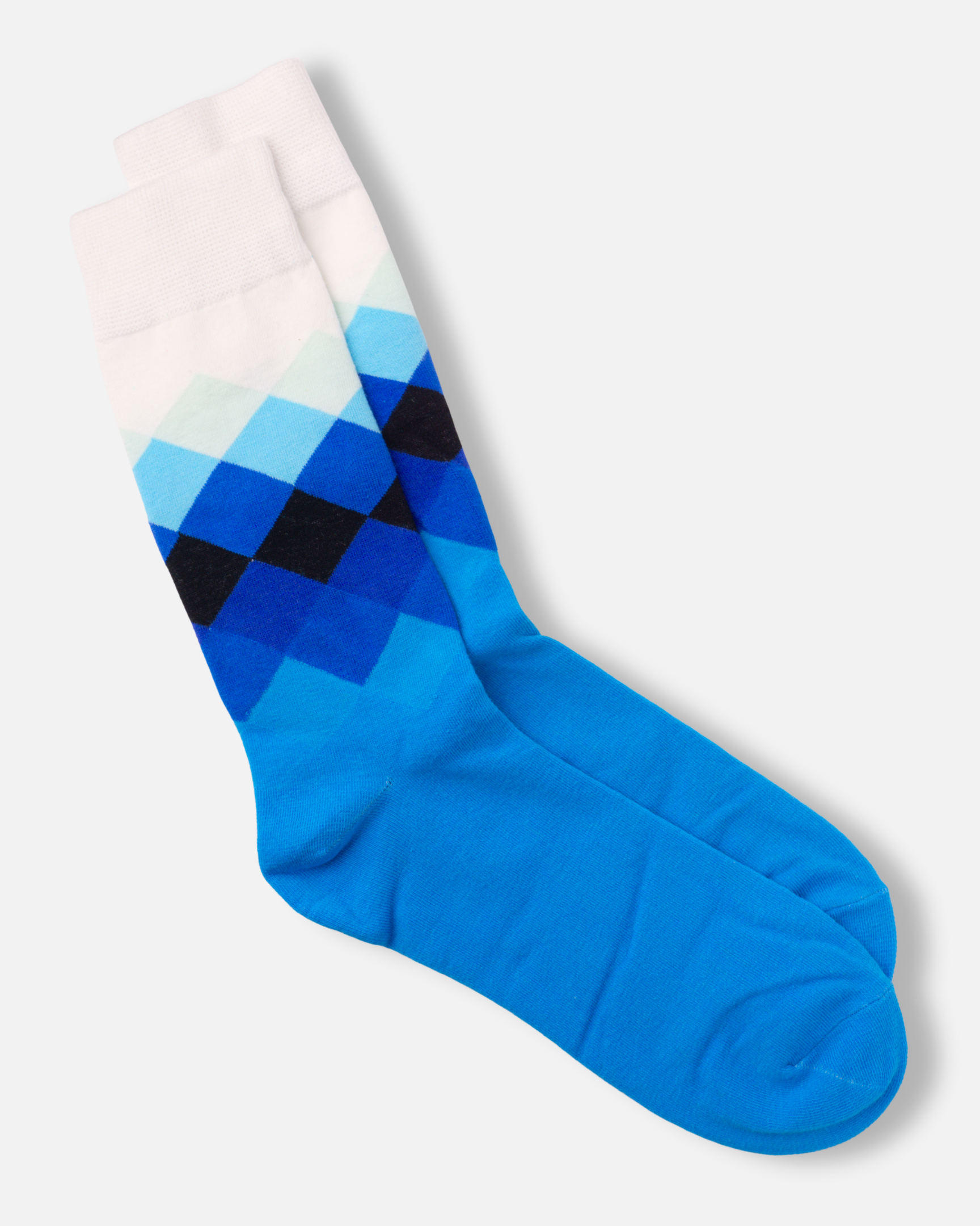 Faded Diamond Socks
