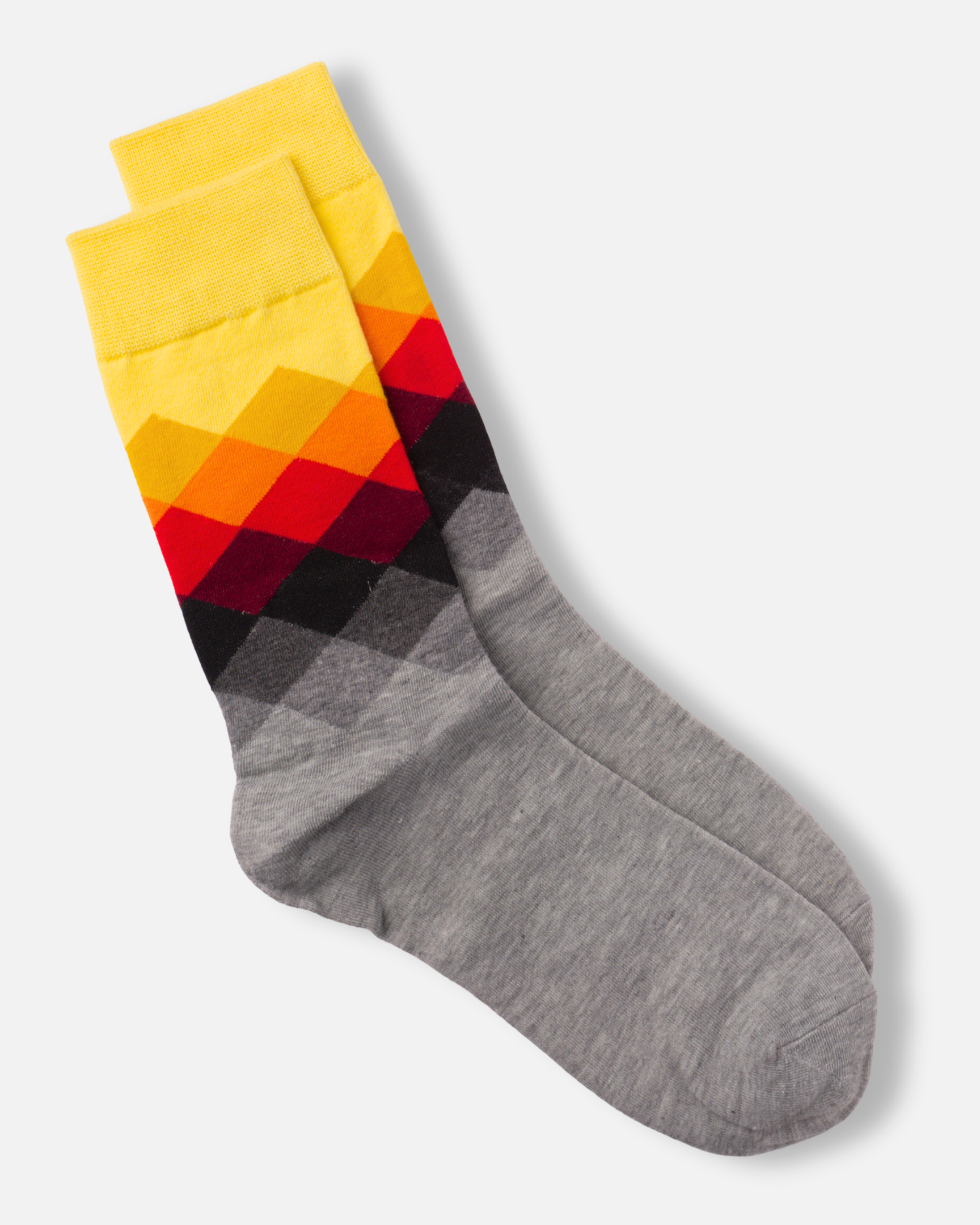 Faded Diamond Socks