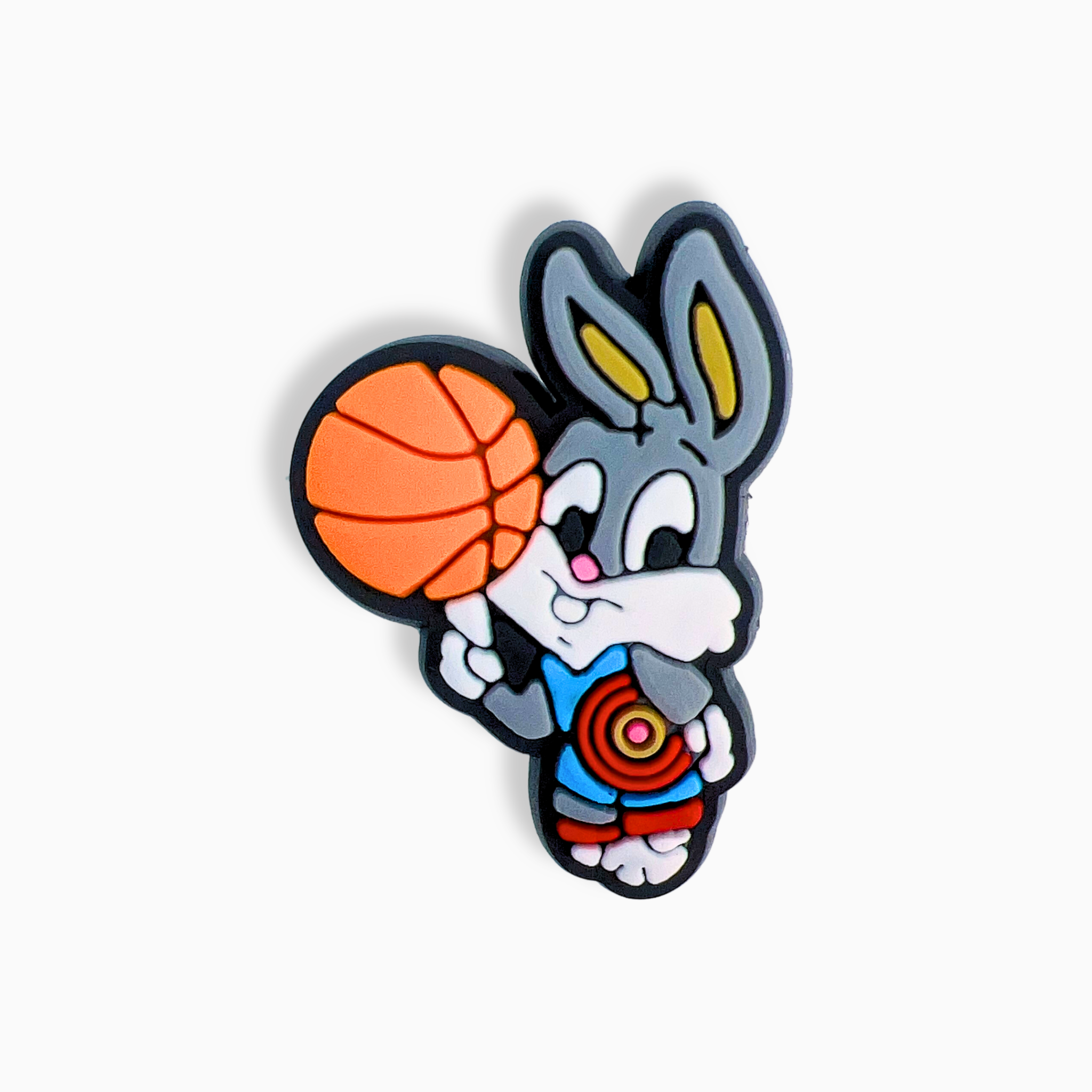 Grey Looney Rabbit Charm