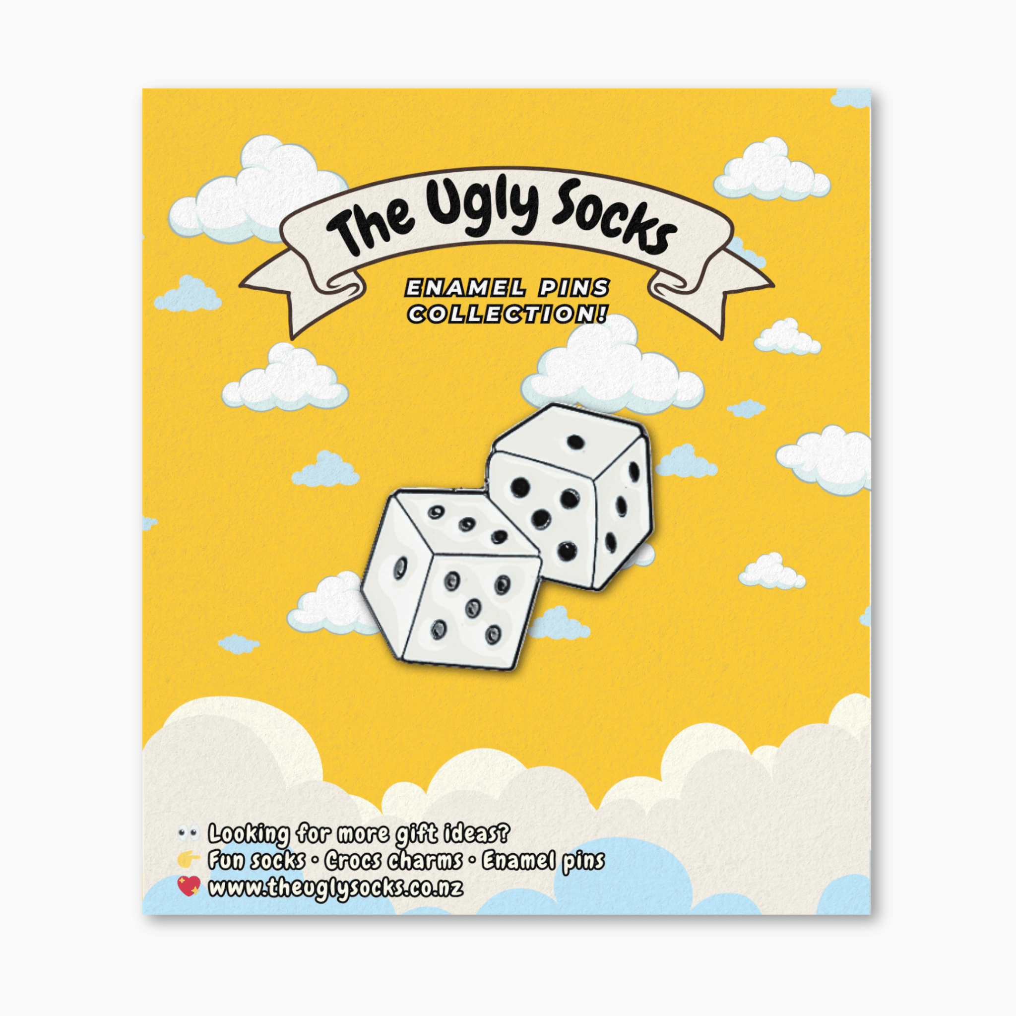 Lucky Dices Enamel Pin