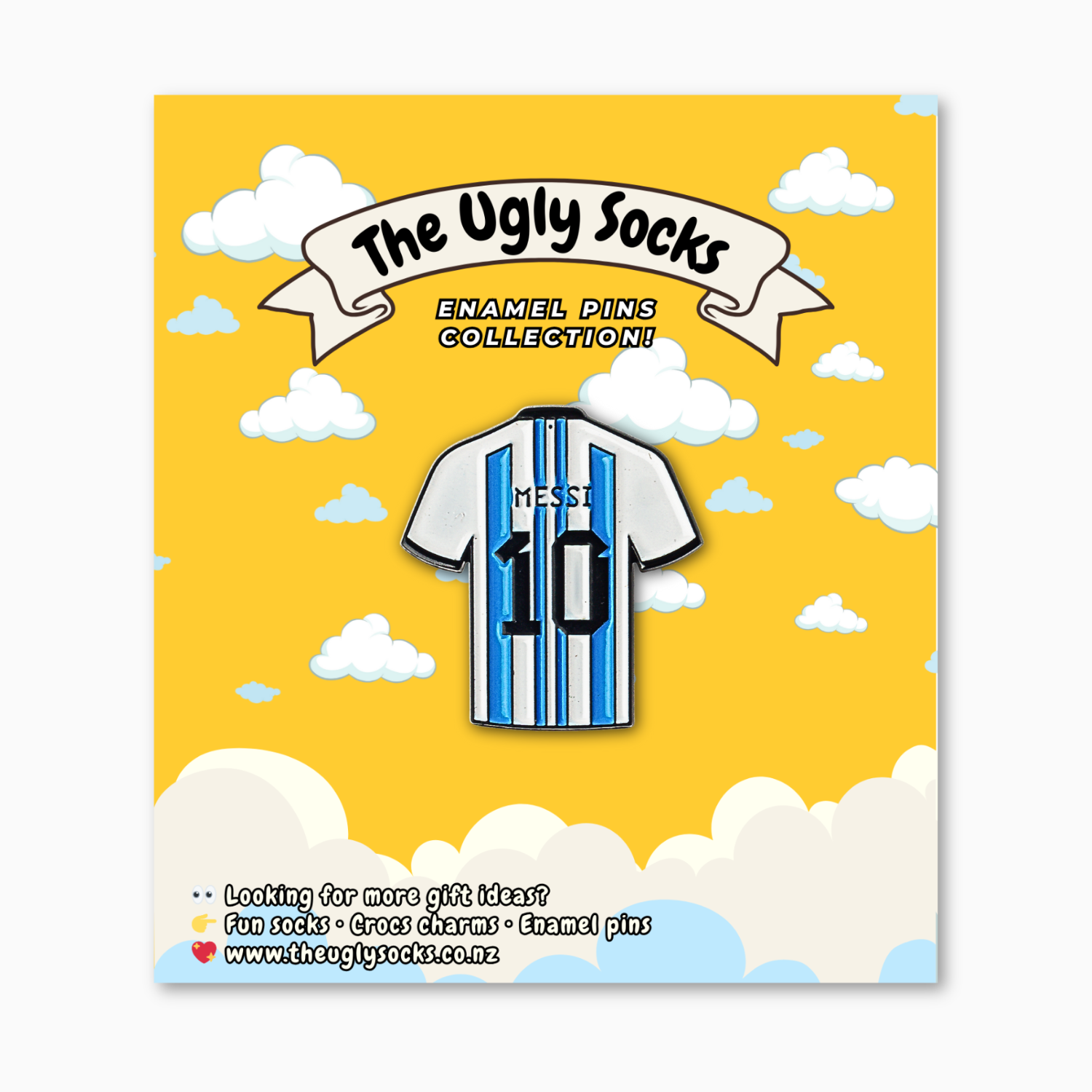 Messi Jersey Enamel Pin