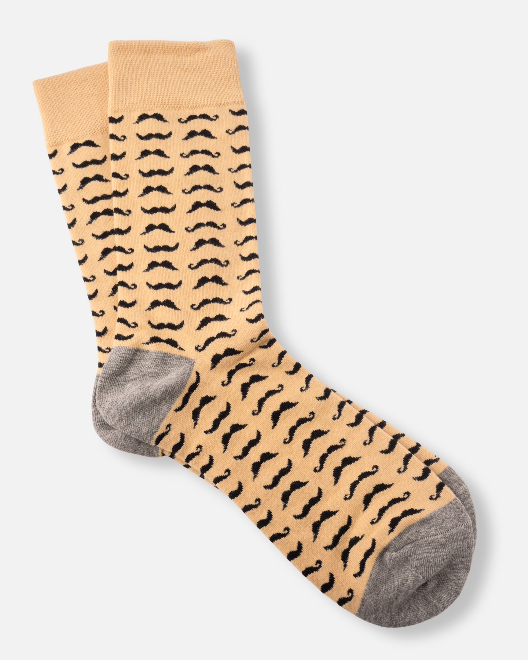 Mustache Socks