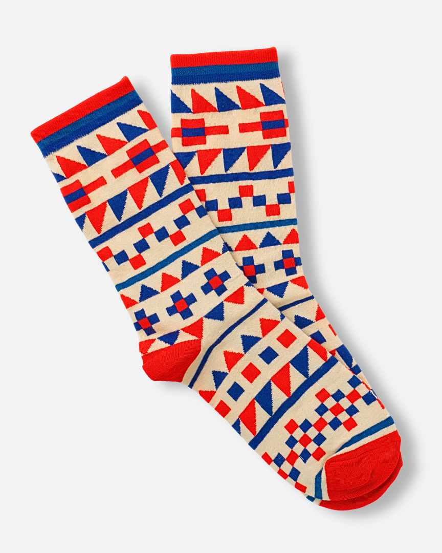 Nordic Pattern Socks
