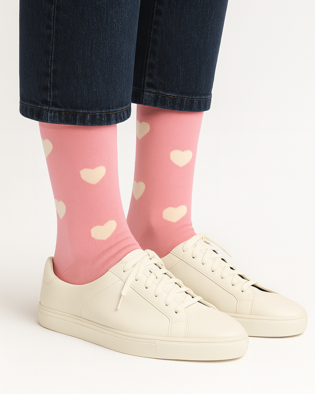 Cute Hearts Socks