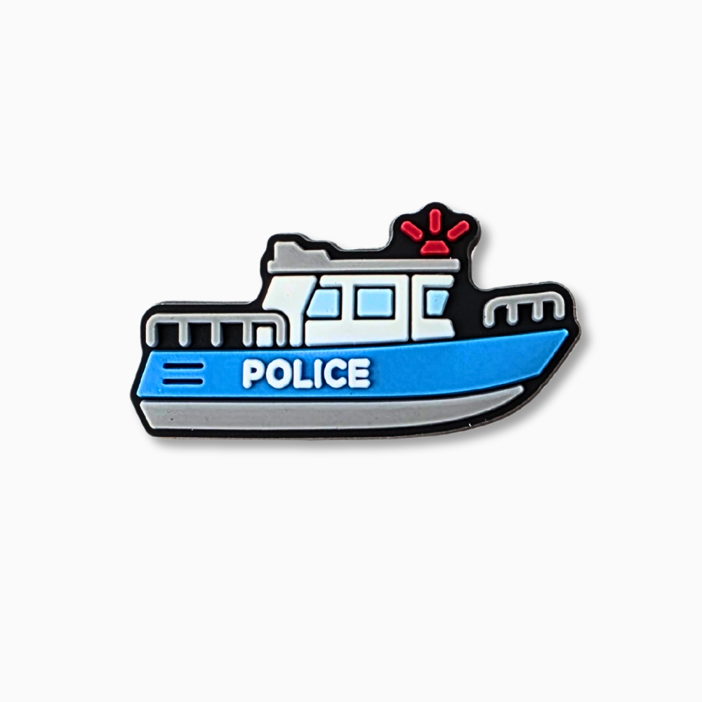 Police Boat Charm