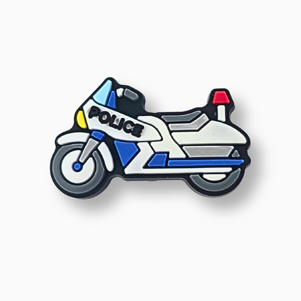 Police Motorcycle Charm