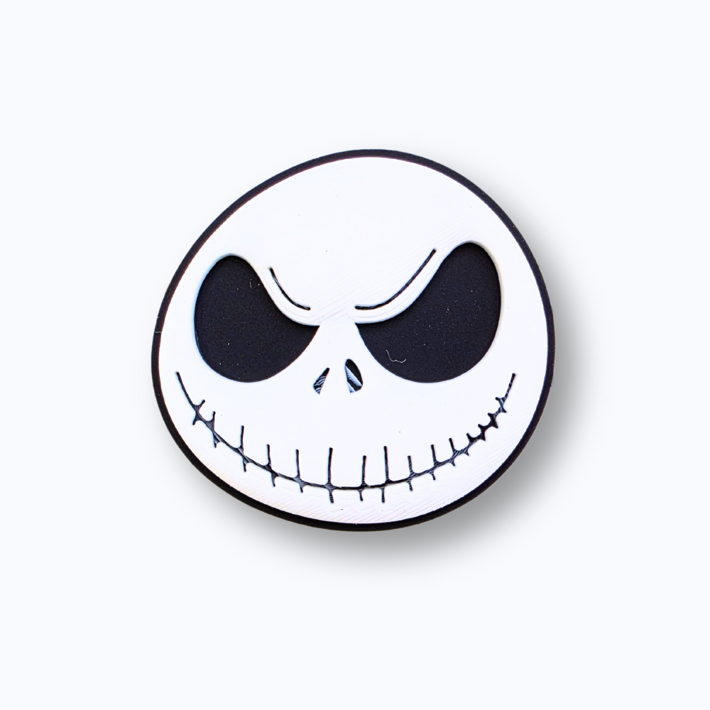 Skeleton Pumpkin King Charm