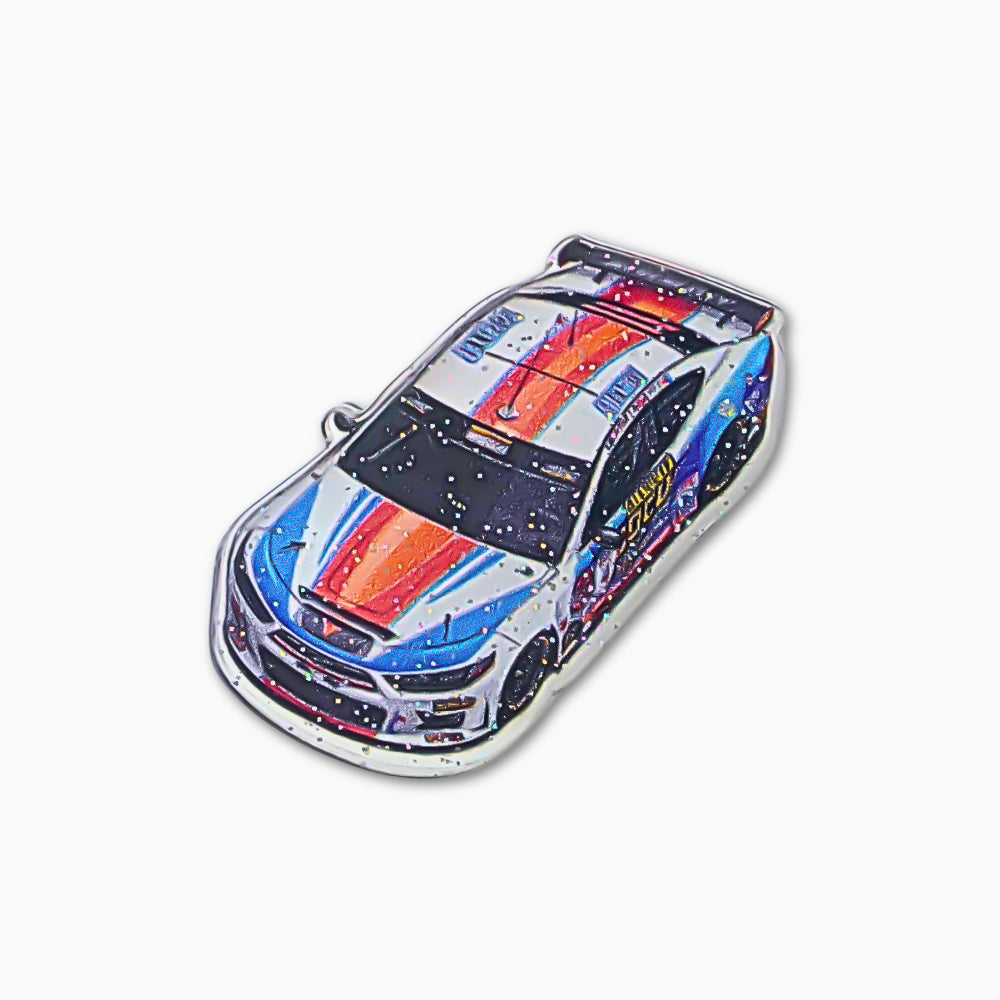 Blue Sport Car Acrylic Charm