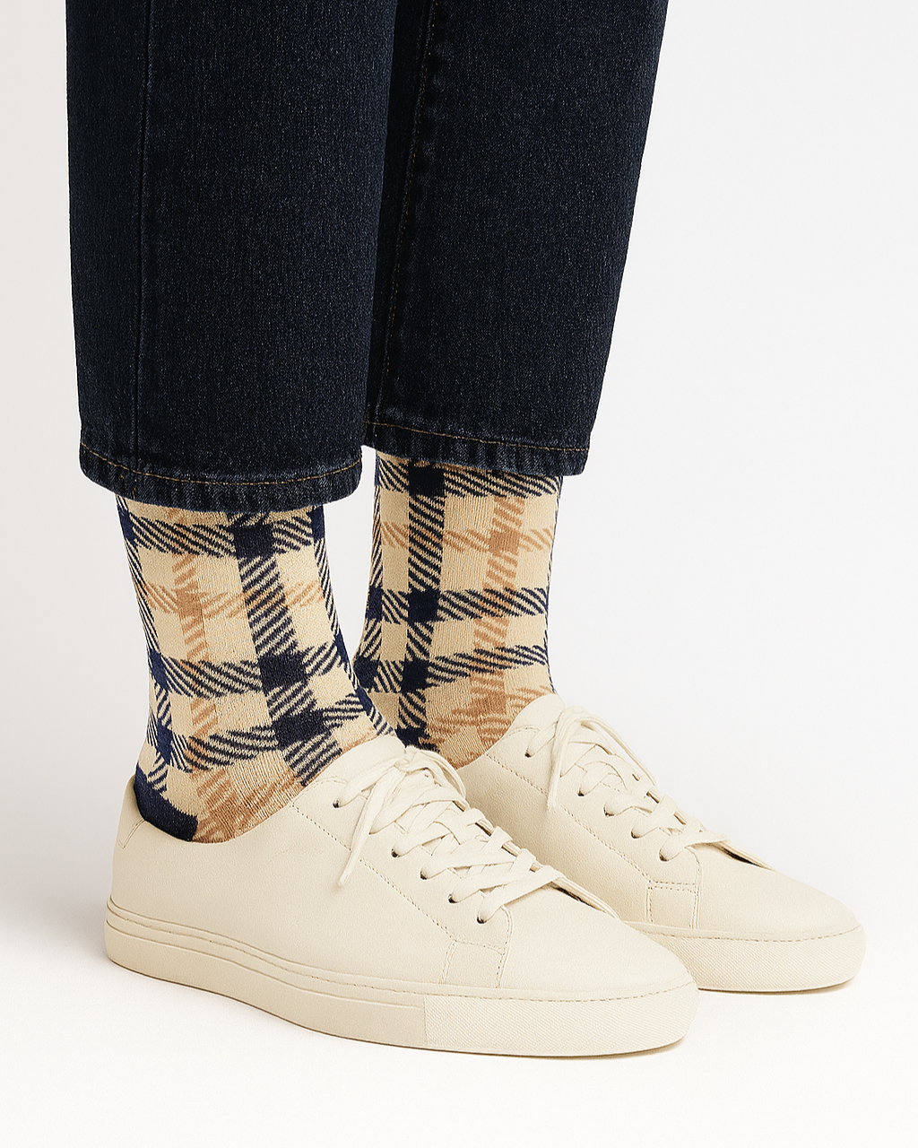 Scotland Tartan Pattern Socks