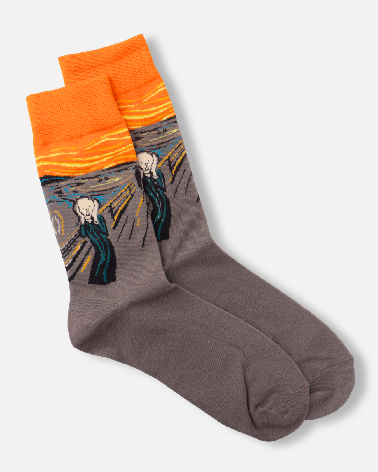 The Scream Painting  Socks