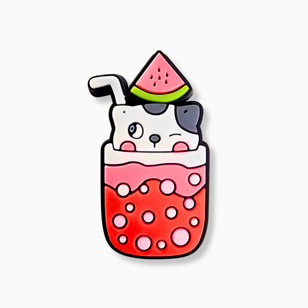 Watermelon Cat Charm