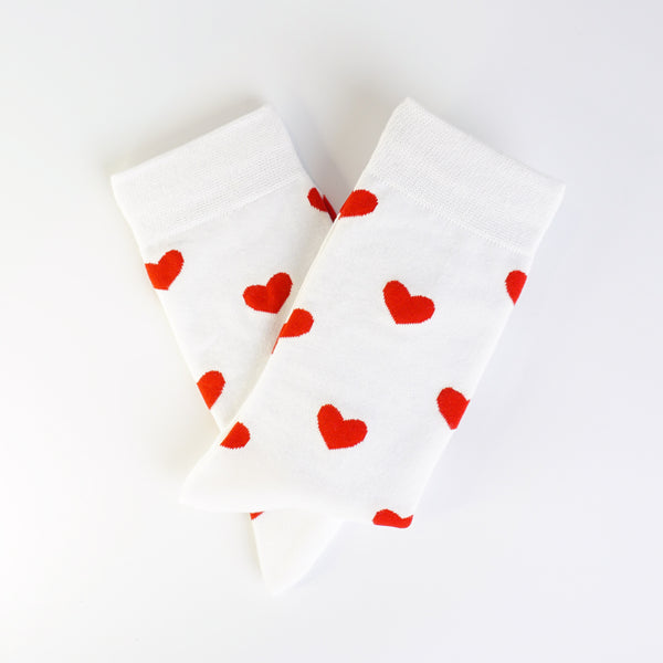 Cute Hearts Socks