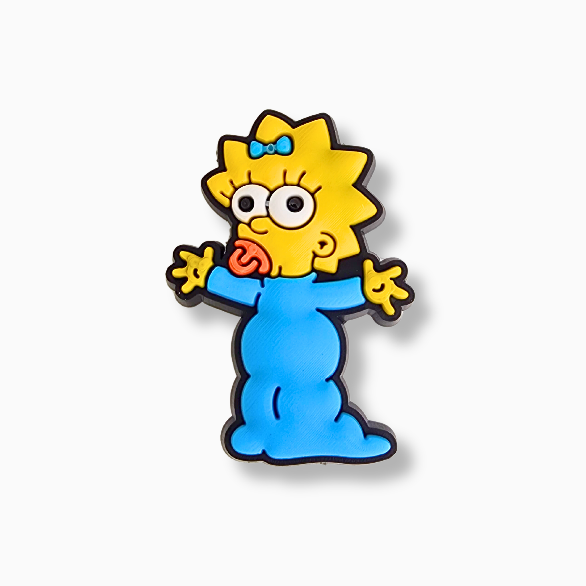 Yellow Cartoon Baby Shoes Charm
