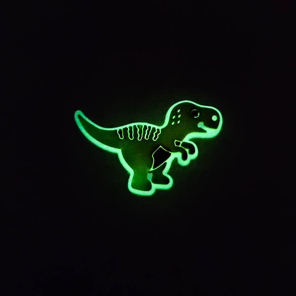 Yellow Dinosaur Glowing Charm