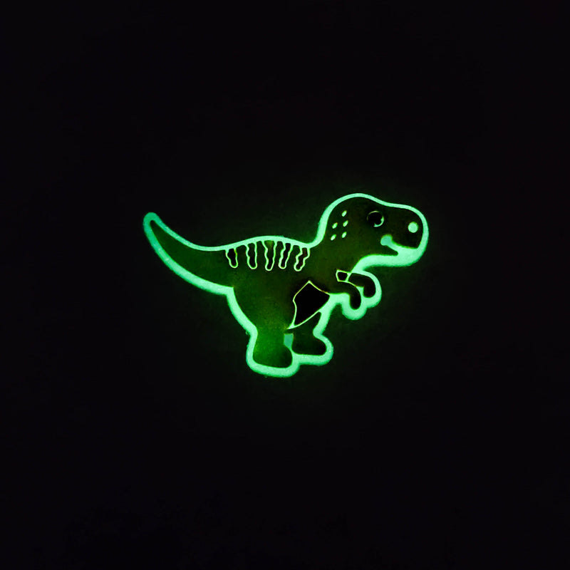Yellow Dinosaur Glowing Charm