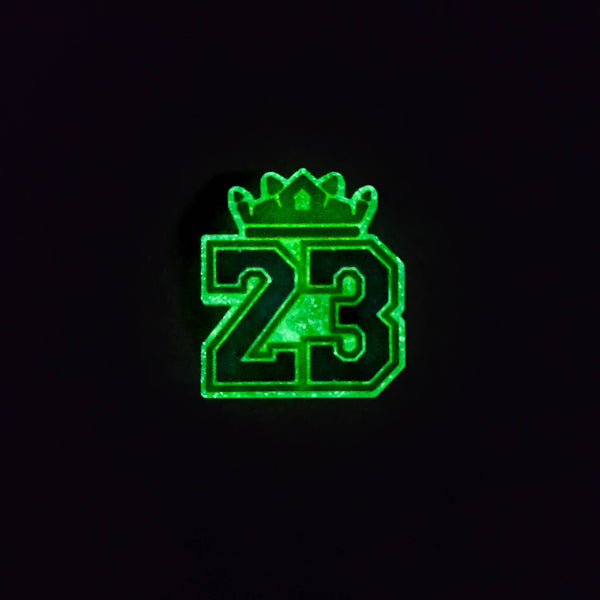 23 Jersey Glowing Charm