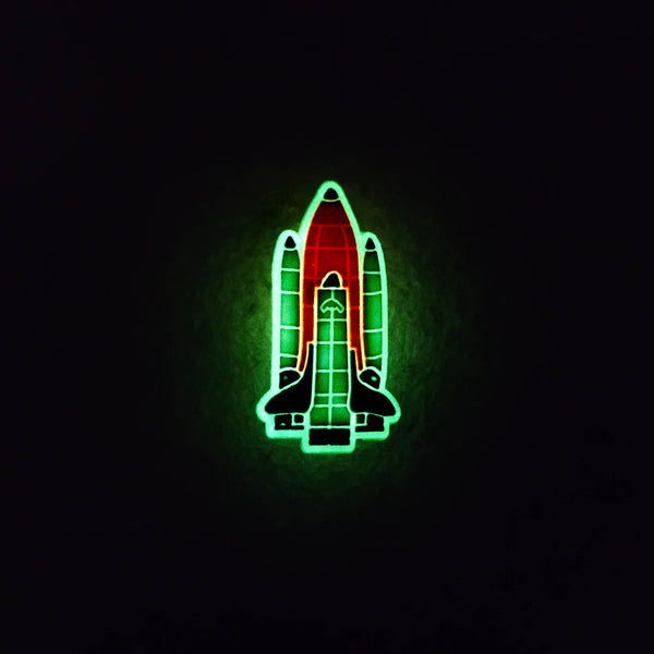 Space Shuttle Glowing Charm