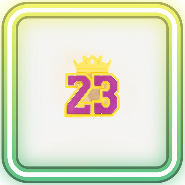 23 Jersey Glowing Charm