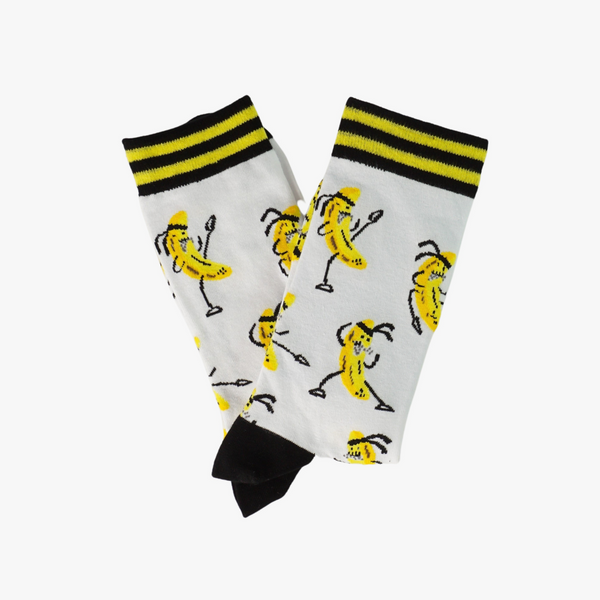 Banana Karate Socks