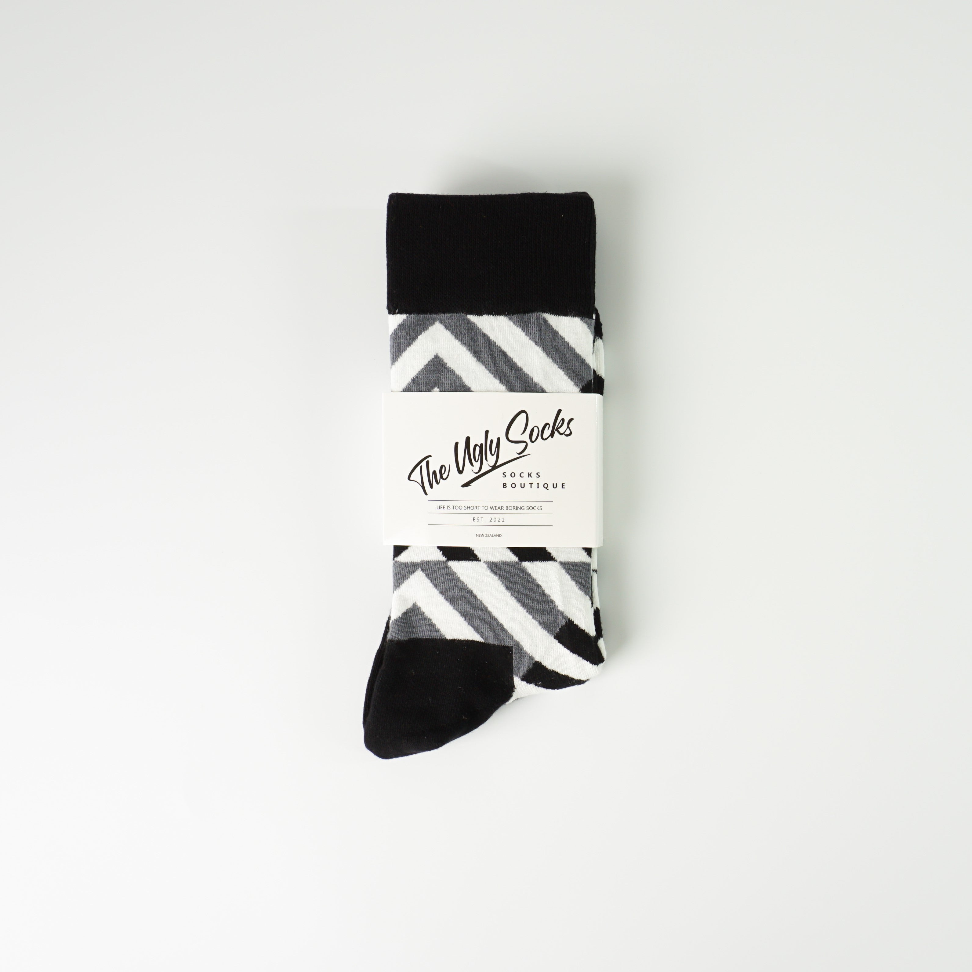 Classic Black & White Socks