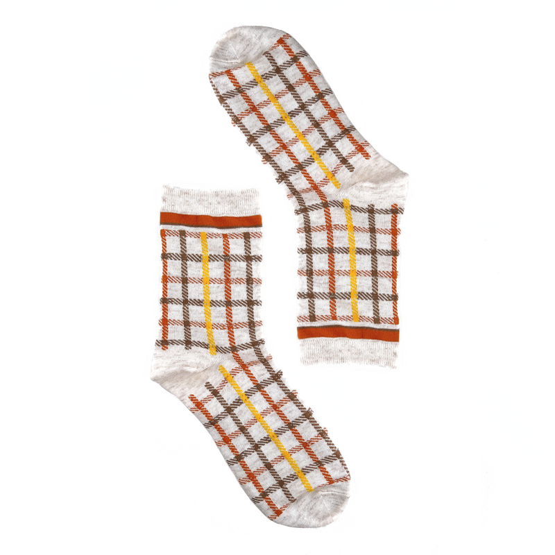 Tartan Pattern Socks