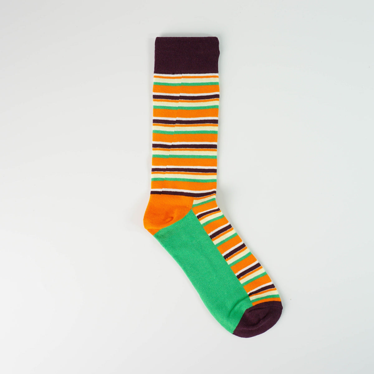 Orange Stripe Socks