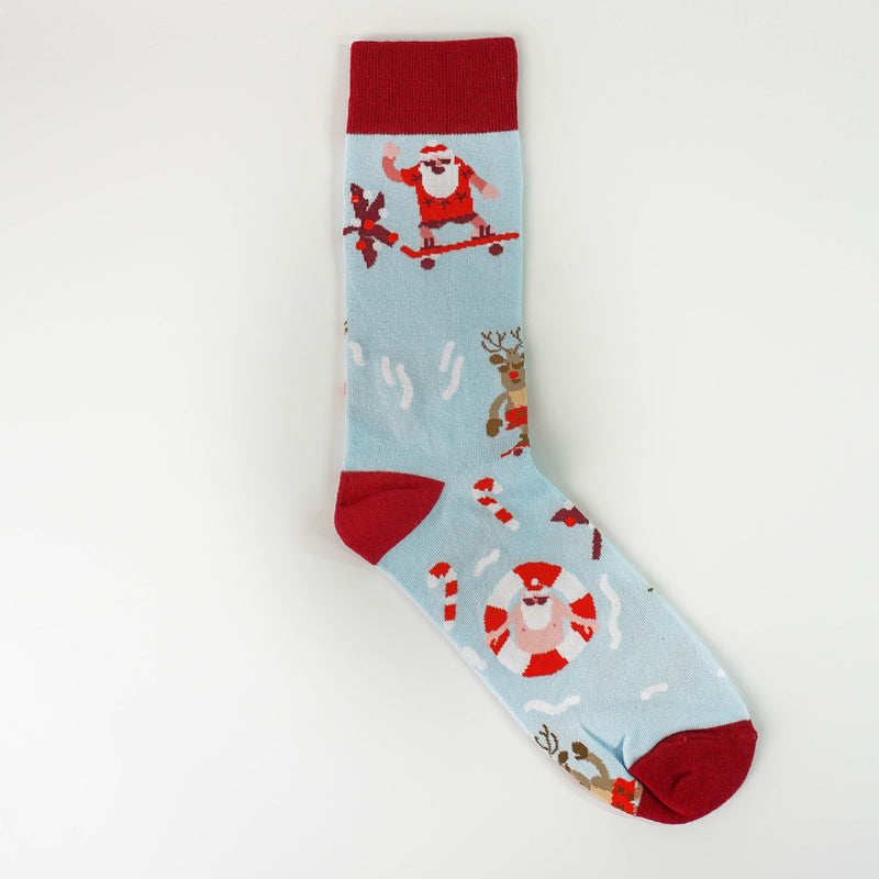 Summer Santa Socks