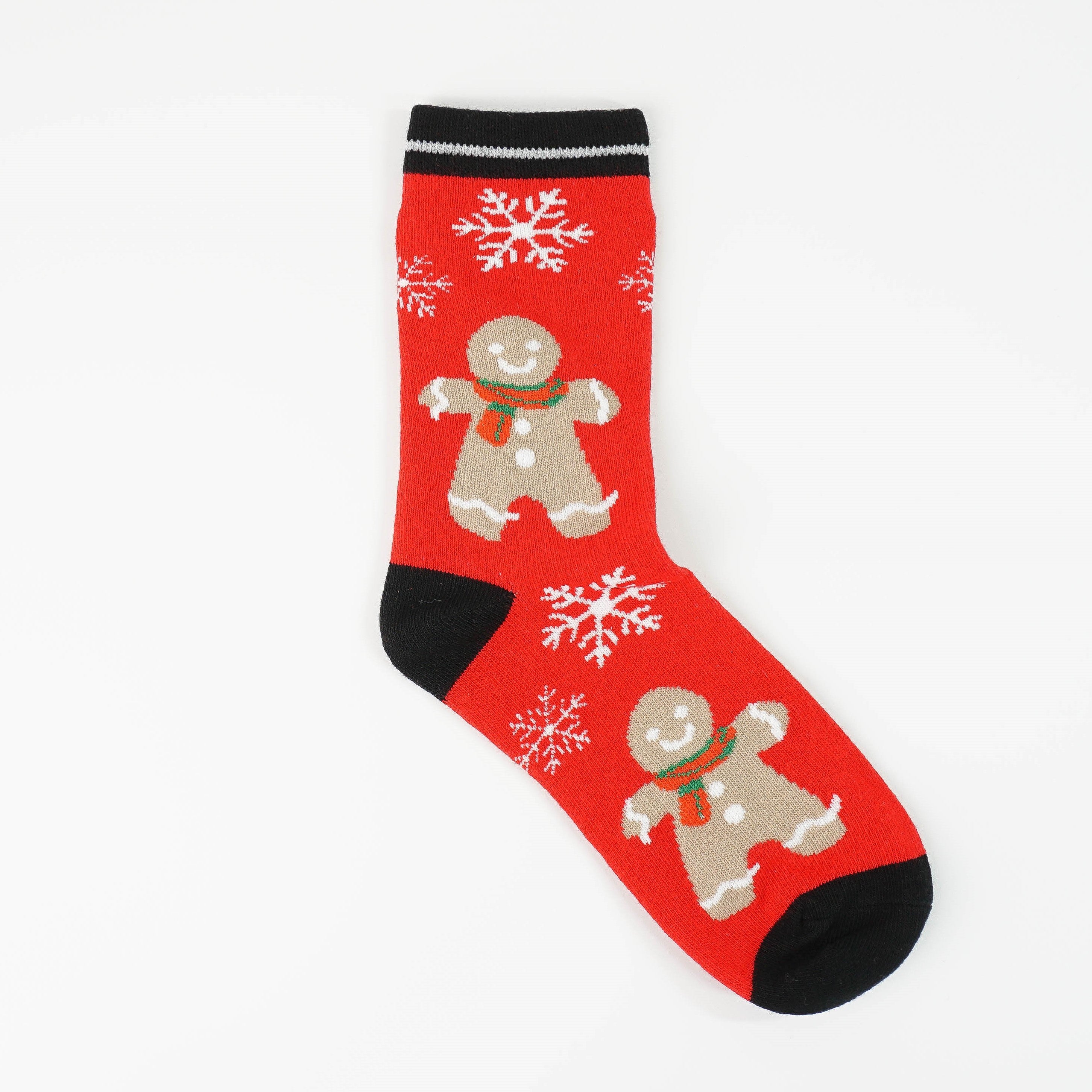 Cute Gingerbread Man Socks
