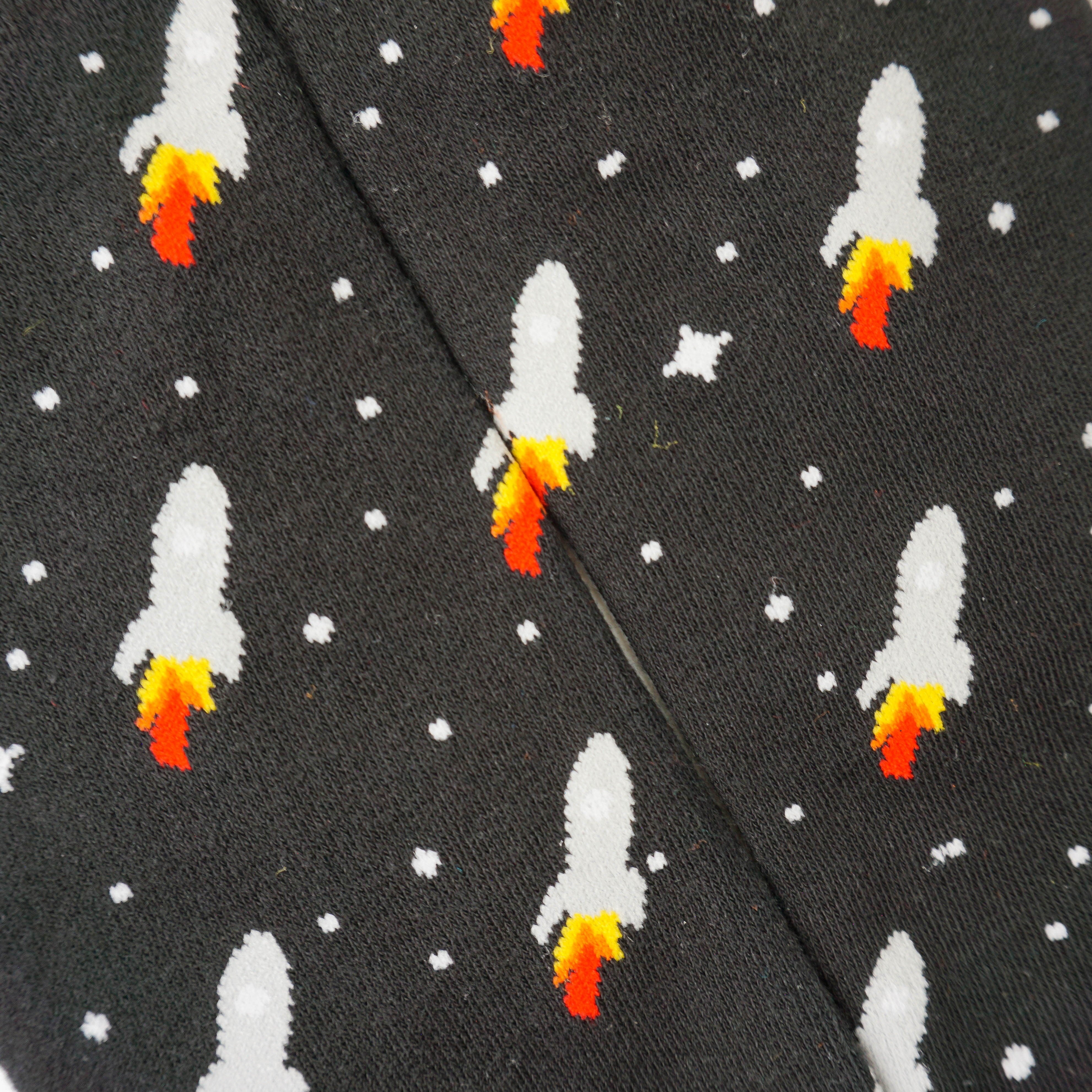 Rocket Ship Socks