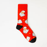 Santa Smiley Socks