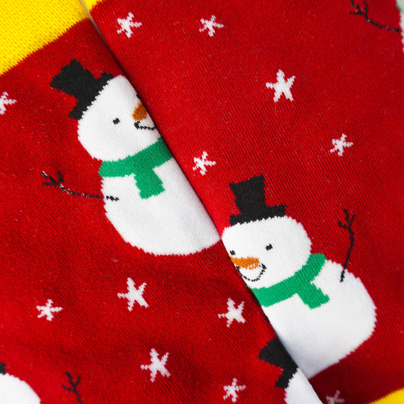 Red Snowman Socks