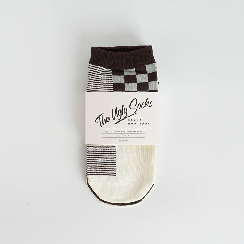 Asymmetrical Ankle Socks