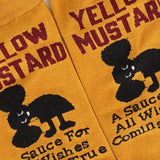 Yellow Mustard Ankle Socks