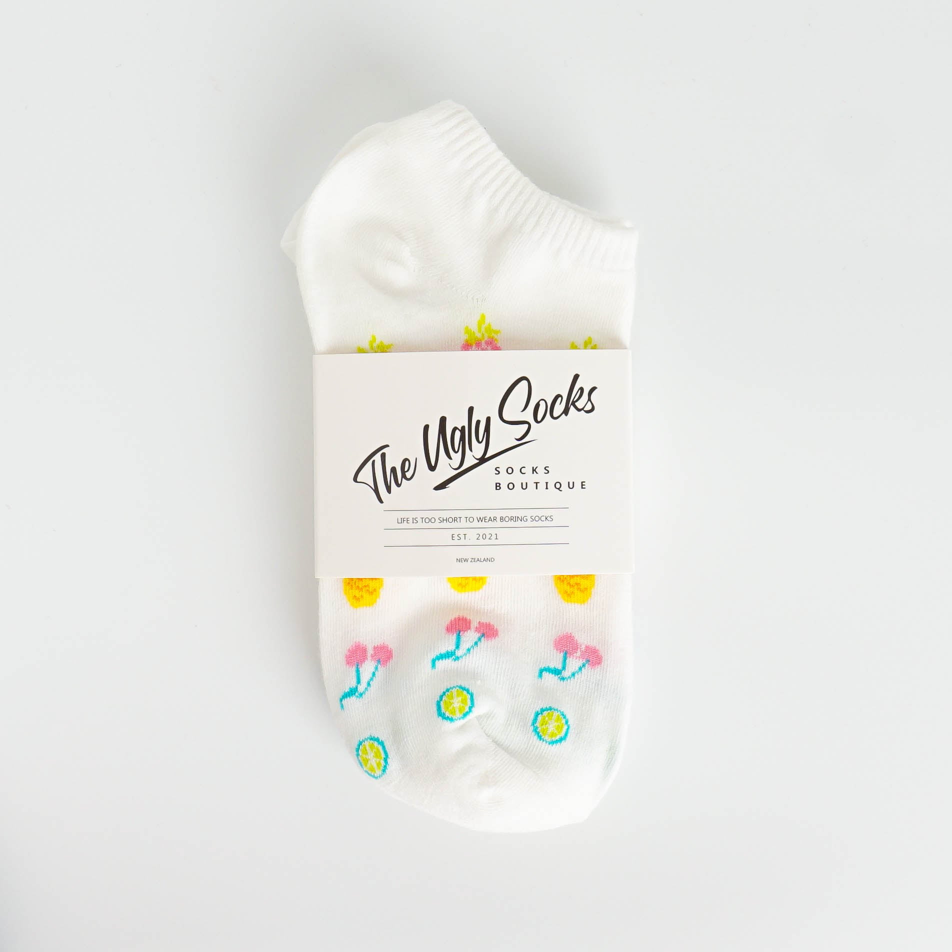 Pixel Fruit Socks