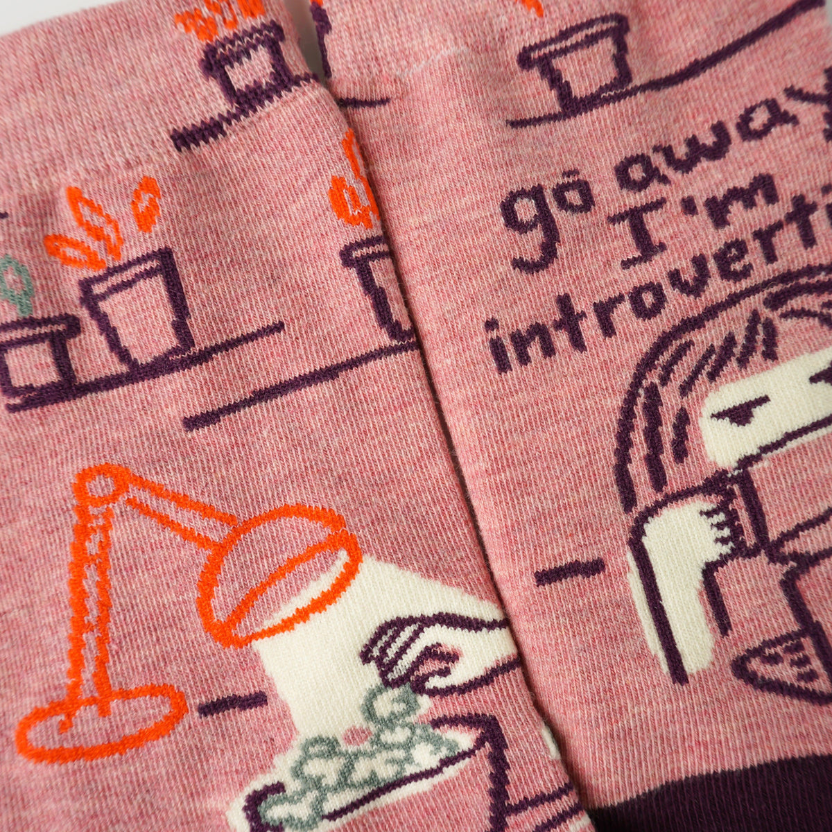 I'm infrovert Printed Socks