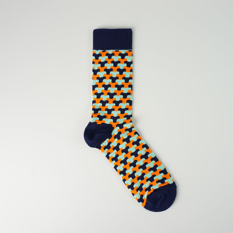 Net Pattern Socks